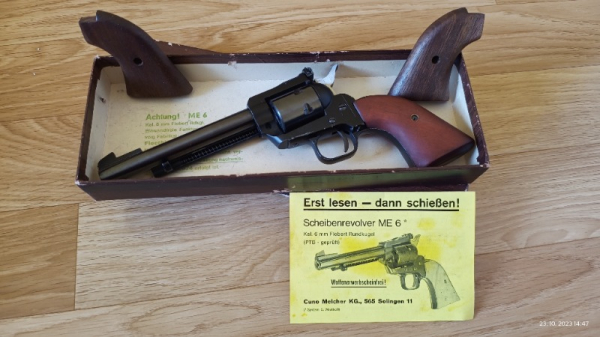Flobert revolver ME6 cal. 6mm /Peacemaker/ - TOP stav